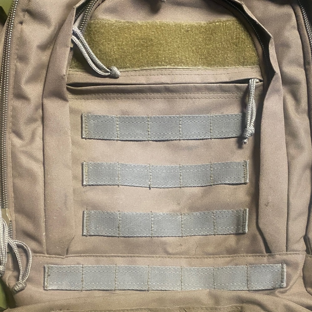 Tactical Brown Backpack Bug Out Gear Coyote Brown Bugout Bag View 3